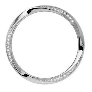 Christina Design London Collect Wave Top Ring med 27 hvide safirer